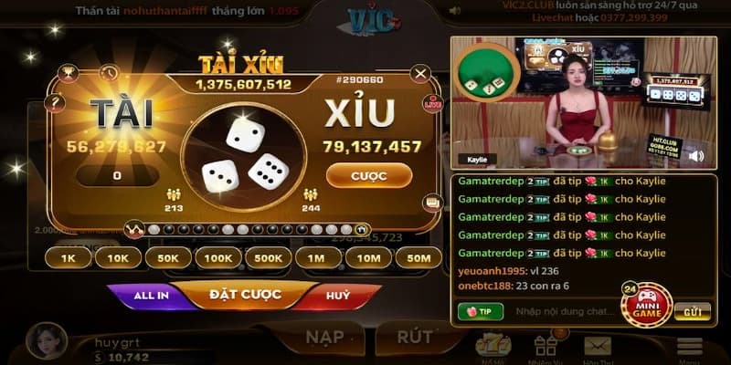 Tài xỉu Livestream MMWIN - Trò chơi đáng thử để cược lớn