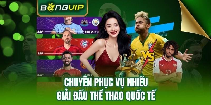 Thể thao Bongvip - Trải nghiệm thế giới đa dạng môn chơi